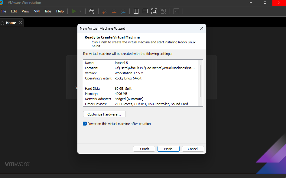 آموزش نصب ایزابل ۵ روی ماشین مجازی در Vmware WorkStation